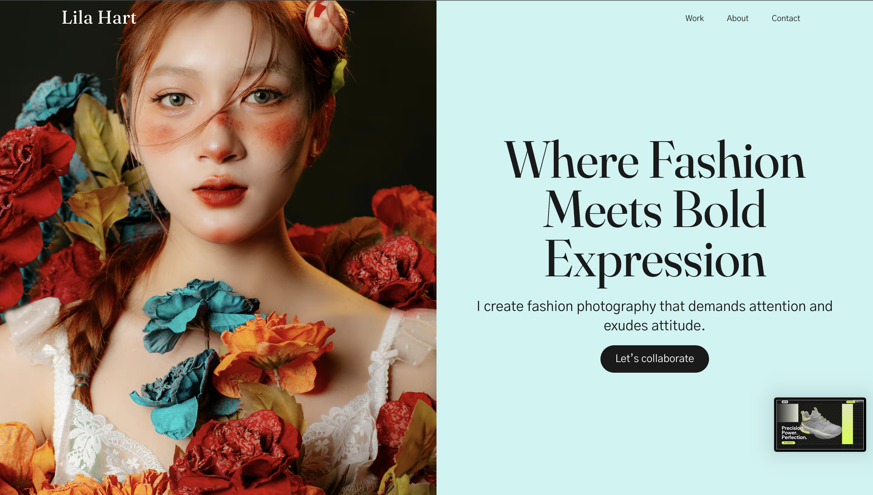 Lila Hart - Professional web design project by Webloft Studio showcasing portfolio website development and custom design solutions