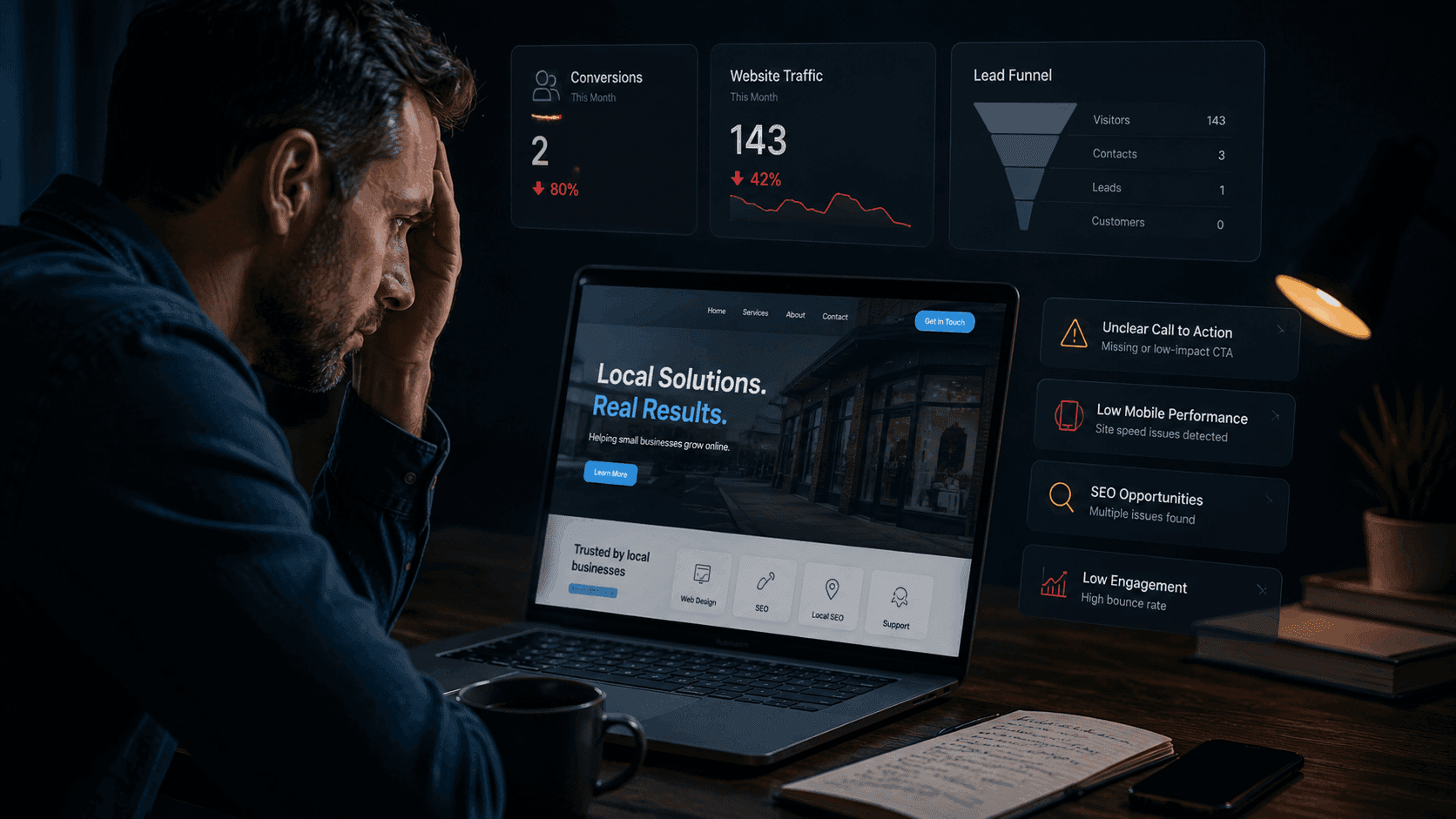 Why Your Small Business Website Is Not Getting Leads